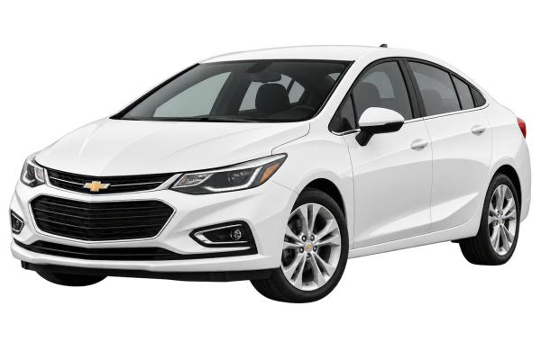 White Chevrolet Sedan Studio Render